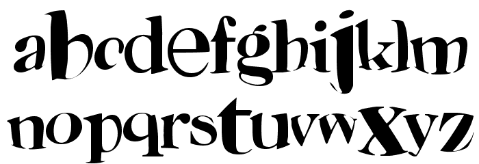 SuessFont Font LOWERCASE