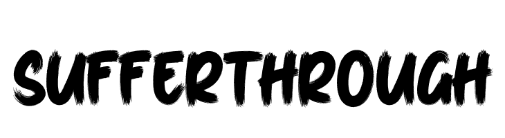 SufferThrough  Frei Schriftart Herunterladen