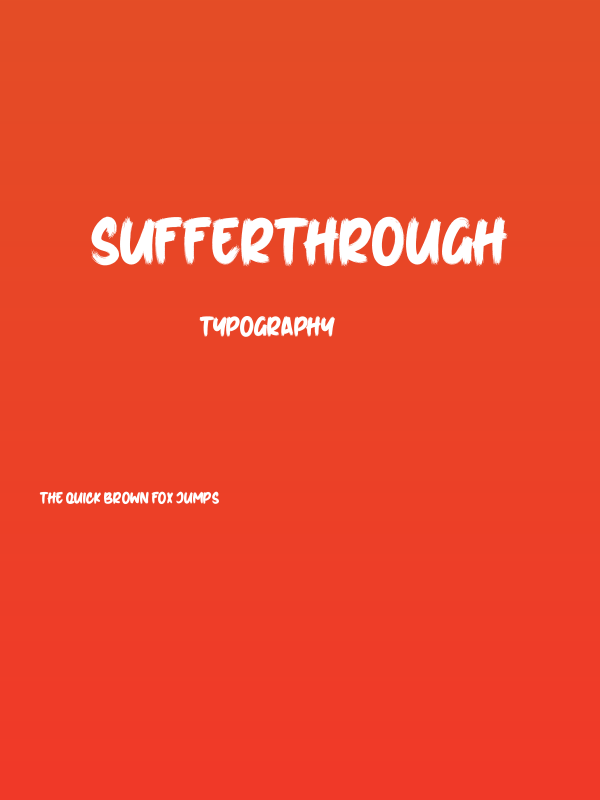 SufferThrough Poster