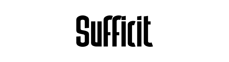 Sufficit  Free Fonts Download