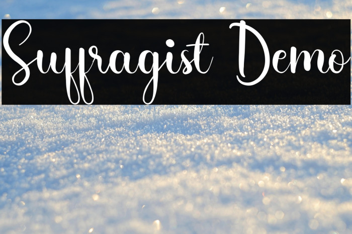 Suffragist Demo Example 3