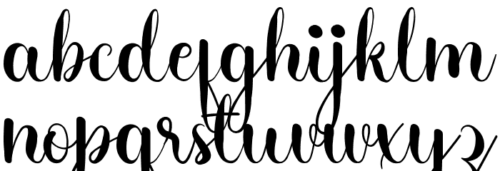 Suffragist Demo Font LOWERCASE
