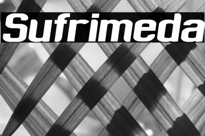 Sufrimeda Font examples
