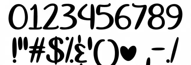 Sugar Addiction Regular Font OTHER CHARS