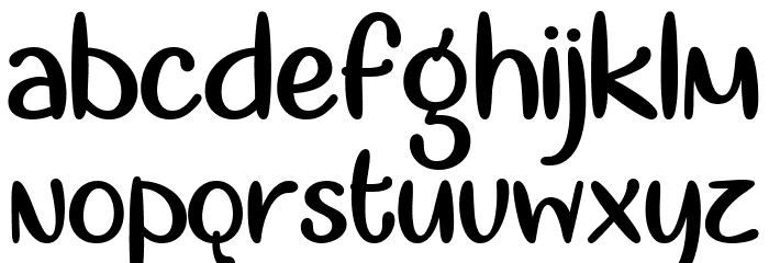 Sugar Addiction Regular Font LOWERCASE
