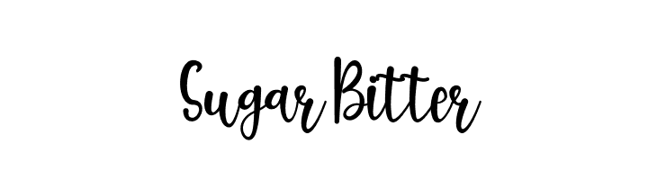 Sugar Bitter  les polices de caractères gratuit tlcharger