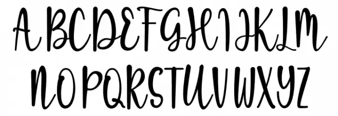 Sugar Bitter Schriftart Groß
