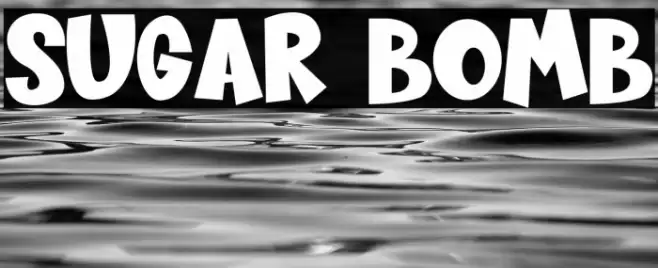 Sugar Bomb Font examples