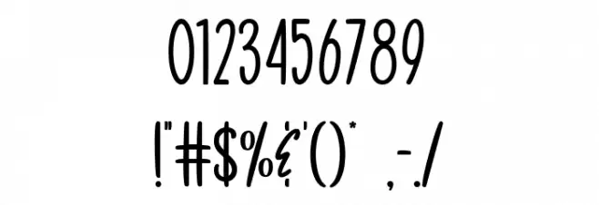 Sugar Booger Font OTHER CHARS