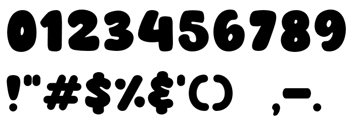 Sugar Bread Font OTHER CHARS