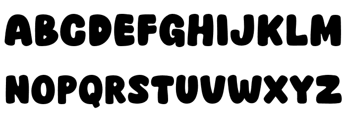 Sugar Bread Font LOWERCASE