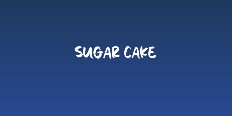Sugar Cake Social Header