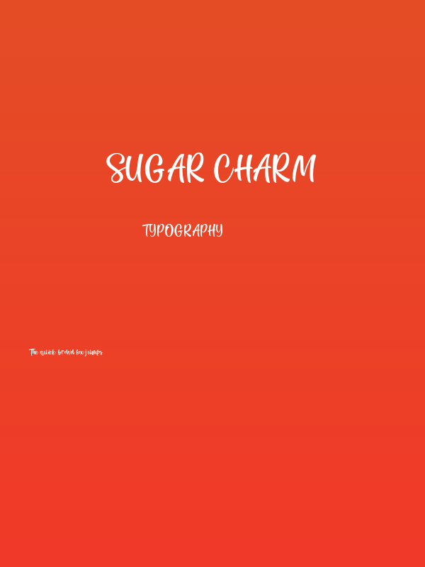 Sugar Charm Poster