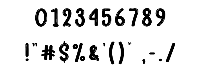 Sugar Christmas Font OTHER CHARS