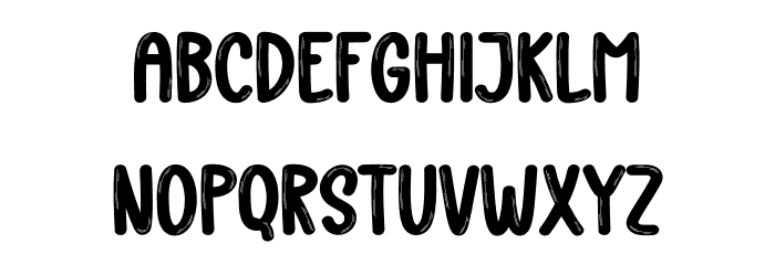 Sugar Christmas Font UPPERCASE