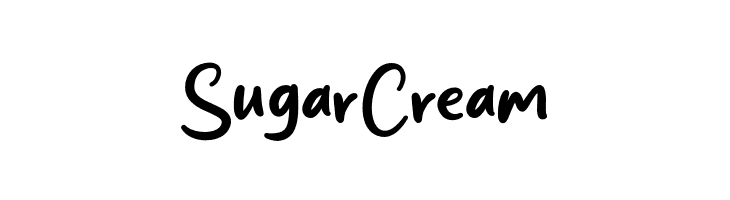 Sugar Cream  नि: शुल्क फ़ॉन्ट्स डाउनलोड
