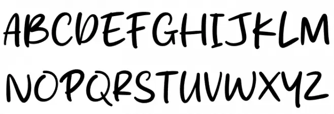 Sugar Cream Schriftart Groß