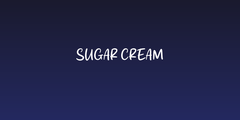 Sugar Cream Social Header
