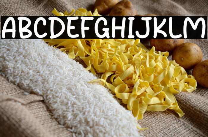 Sugar Crush フォント examples