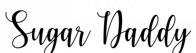 Sugar Daddy  Frei Schriftart Herunterladen