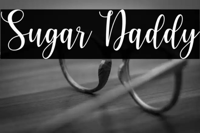 Sugar Daddy Font examples