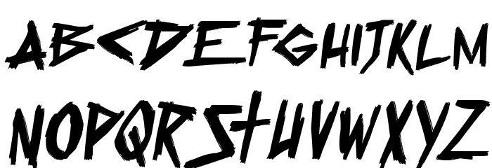 Sugar Death 2 Italic Font LOWERCASE