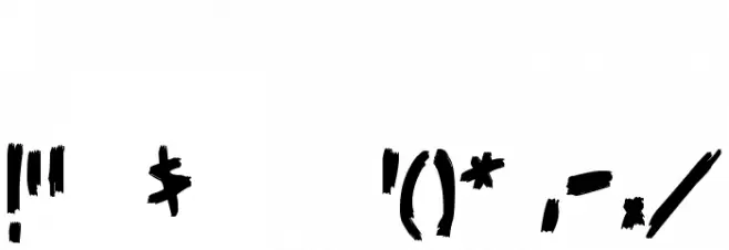 Sugar Death 2 Font OTHER CHARS