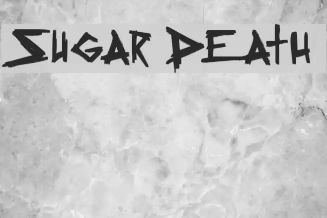 Sugar Death 2 Font examples