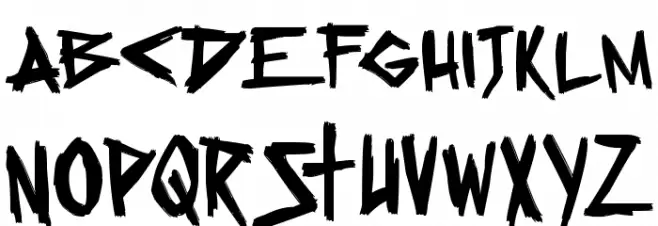 Sugar Death 2 Schriftart Kleinbuchstaben