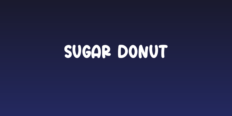 Sugar Donut Social Header