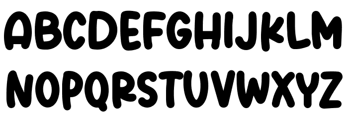 Sugar Donut Font LOWERCASE