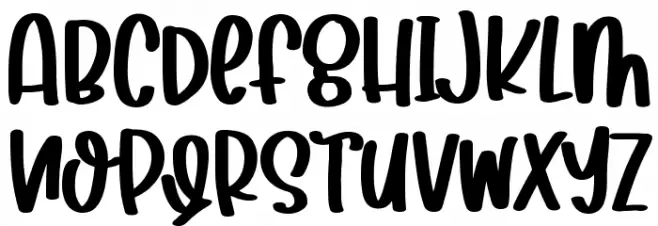 Sugar Dream Schriftart Groß
