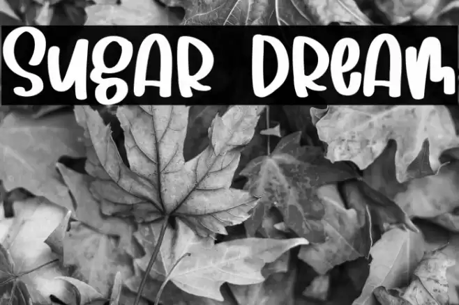 Sugar Dream Font examples