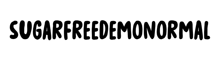 Sugar Free DEMO Normal Font