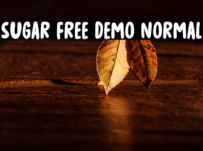 Sugar Free DEMO Normal Example 1