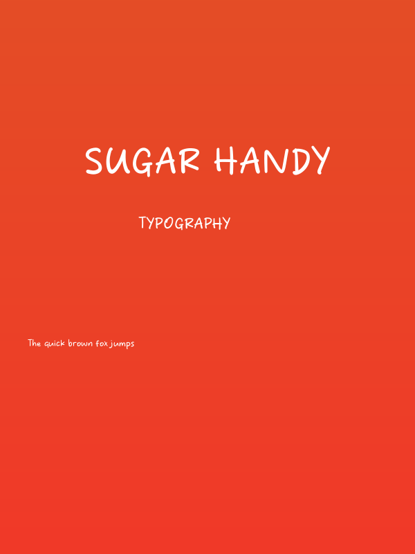 Sugar Handy Poster