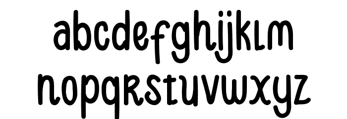 Sugar Kiddy Font LOWERCASE