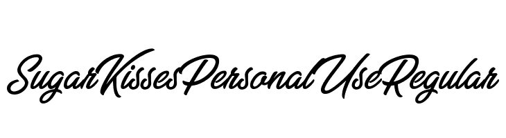 Sugar Kisses Personal Use Regular  les polices de caractères gratuit tlcharger