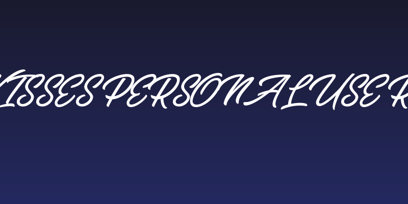 Sugar Kisses Personal Use Regular Social Header