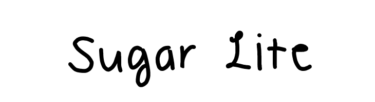 Sugar Lite  नि: शुल्क फ़ॉन्ट्स डाउनलोड