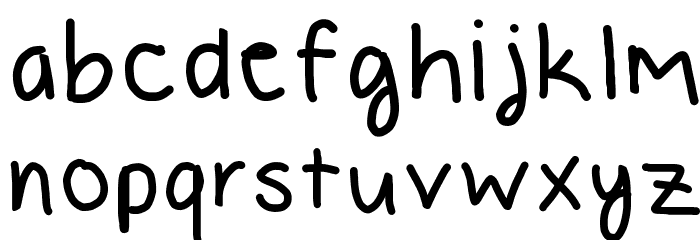 Sugar Lite Font LOWERCASE