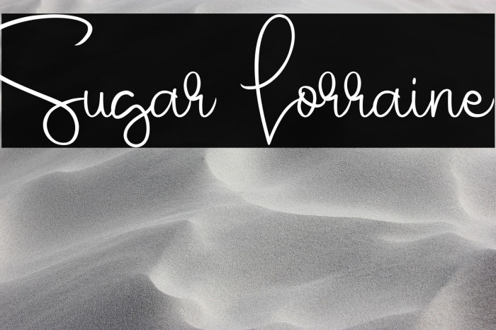 Sugar Lorraine Example 2