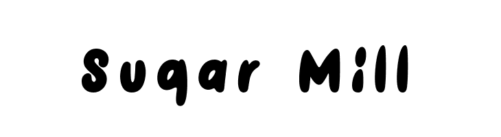Sugar Mill フォント
