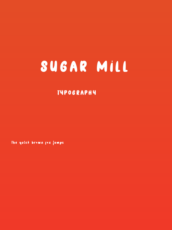 Sugar Mill Poster