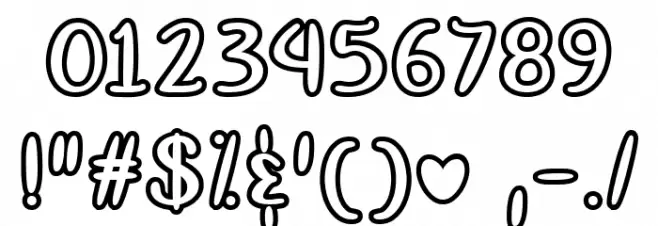 Sugar Quota Font OTHER CHARS