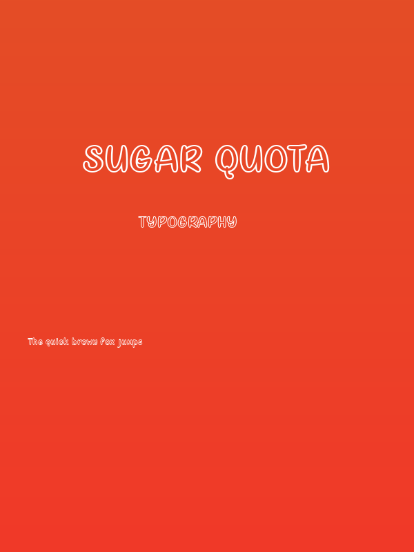 Sugar Quota Poster