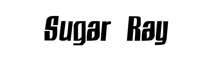 Sugar Ray  les polices de caractères gratuit tlcharger