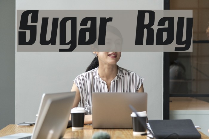 Sugar Ray Font examples