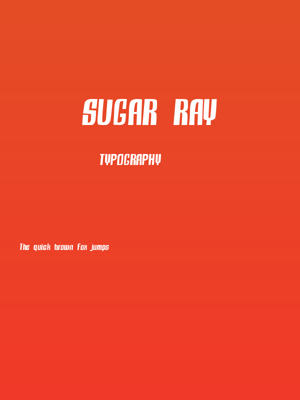 Sugar Ray Poster