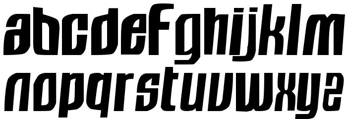 Sugar Ray Font LOWERCASE